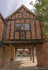 Ancient building on College Street in York.