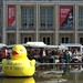 Giant yellow duck, market, opera house - Leipzig
