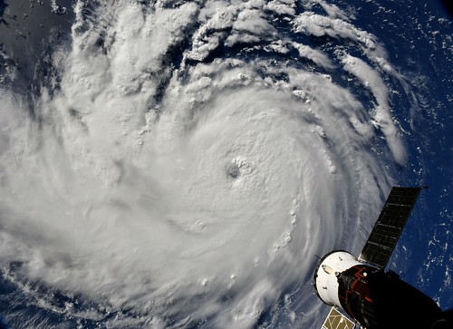 Hurricane Florence as seen from the International Space Station., From MyPhotos