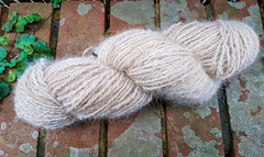 Finished dog fluff yarn
