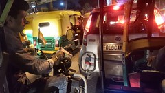 A fun tuktuk ride to Connaught Place in Delhi to meet up with Paras Lomba and his wife, Sonal