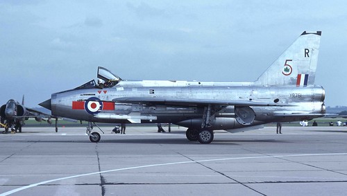 BAC Lightning  XR751 Romeo from 5 Squadron at Yeovilton air day, 1975. -  a photo on Flickriver