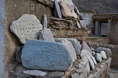 Mani stones, Lamayuru monastery