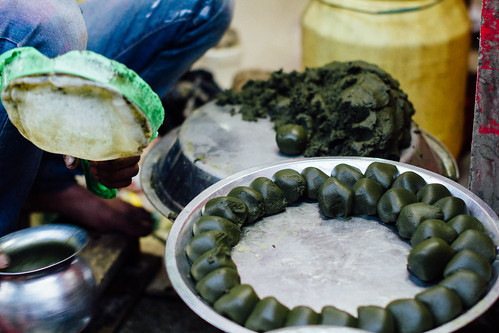 Balls of Bhang Made from Cannabis, Mathura India