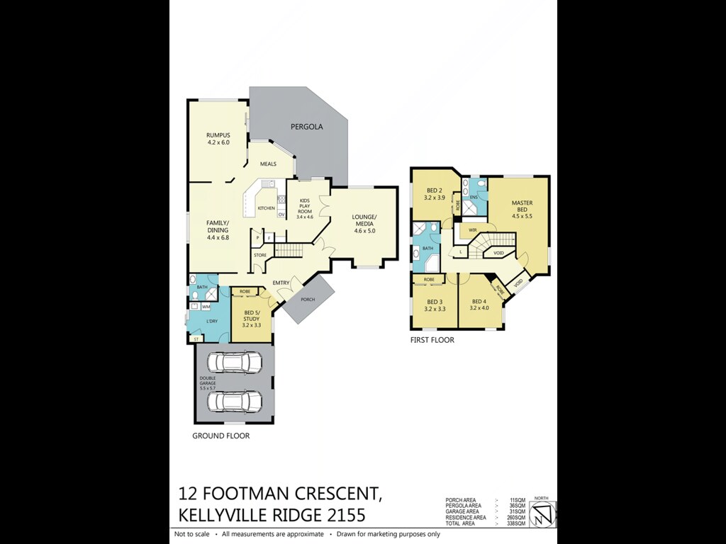 12 Footman Cres, Kellyville Ridge NSW 2155 floorplan