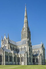 Salisbury Cathedral, Wiltshire - the Tower and East End