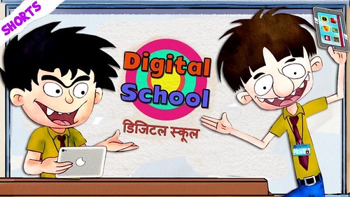 Bandbudh Aur Budbak SHORTS - Digital School | Funny Hindi Cartoon For Kids  | ZeeQ India - a photo on Flickriver