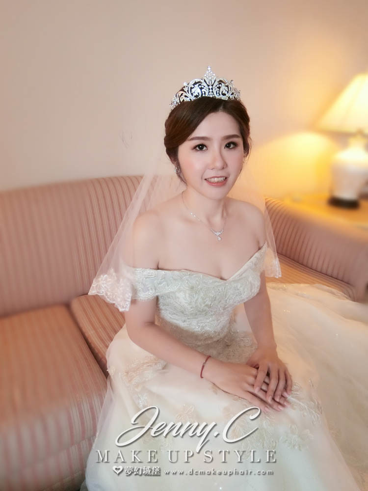 【新秘蓁妮】bride僑韓 結婚造型 / 淡水富基采儷婚宴會館