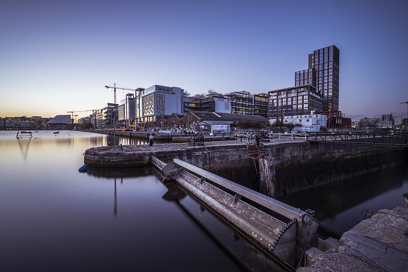 Grand Canal Dock, Dublin, Ireland<br/>© <a href="https://flickr.com/people/24144028@N00" target="_blank" rel="nofollow">24144028@N00</a> (<a href="https://flickr.com/photo.gne?id=31397549818" target="_blank" rel="nofollow">Flickr</a>)