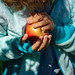 Child Holding an Apple
