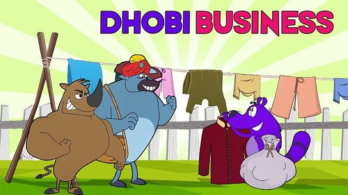 Pyaar Mohabbat Happy Lucky - Ep. 101 | Dhobi Business | Funny Hindi Cartoon  Show - a photo on Flickriver