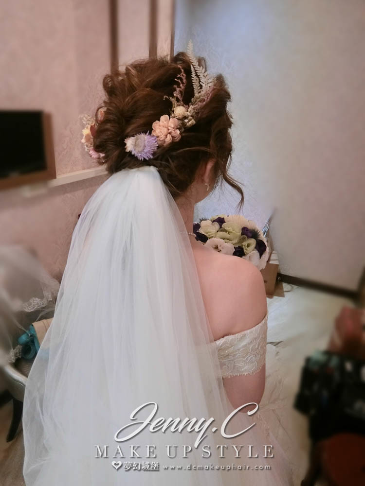 【新秘蓁妮】bride僑韓 結婚造型 / 淡水富基采儷婚宴會館
