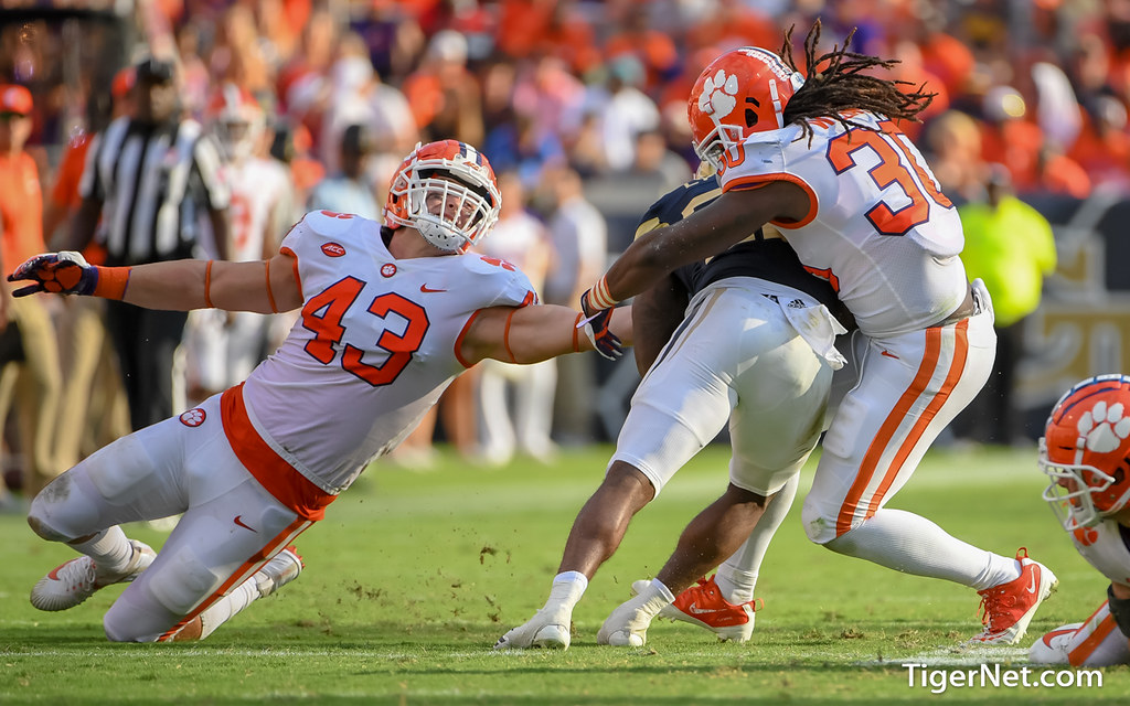 Clemson Football Photo of Chad Smith and Jalen Williams