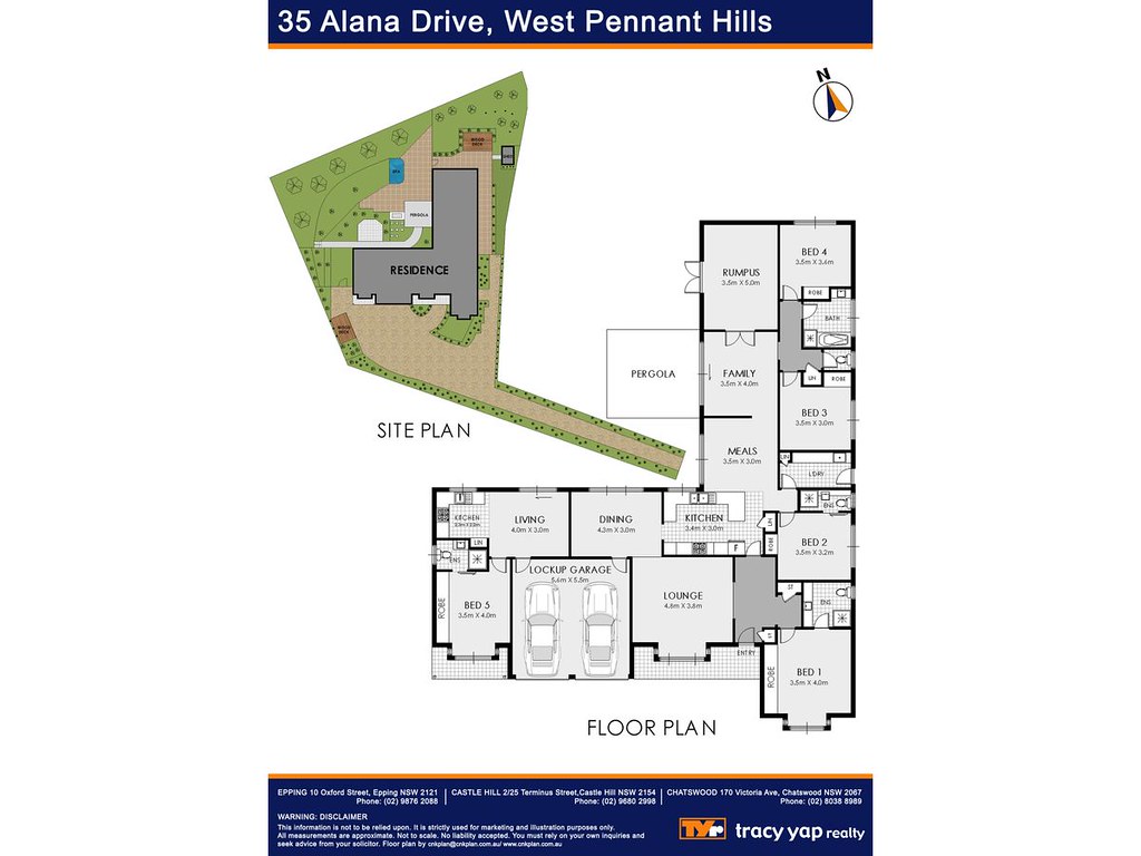 35 Alana Drive, West Pennant Hills NSW 2125 floorplan