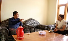 Meeting Tenzin Sonam in Kargil, image: S Jigmet