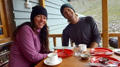 Angela and Justin - also cycling to the Zanskar Valley