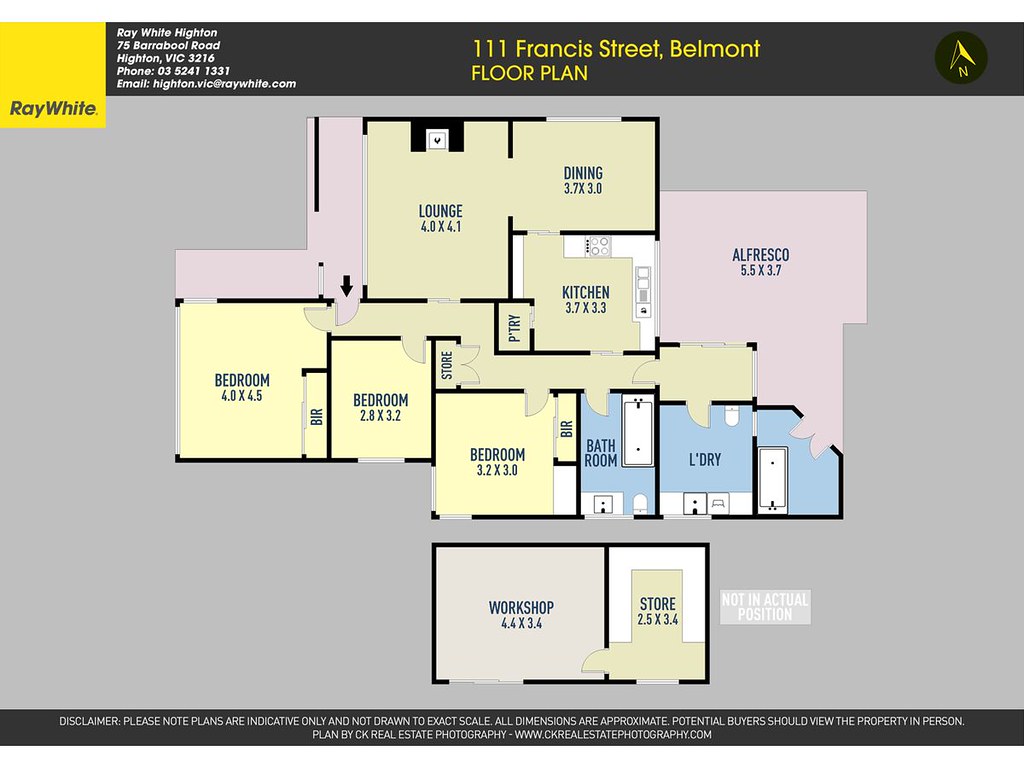 111 Francis Street, Belmont VIC 3216 floorplan