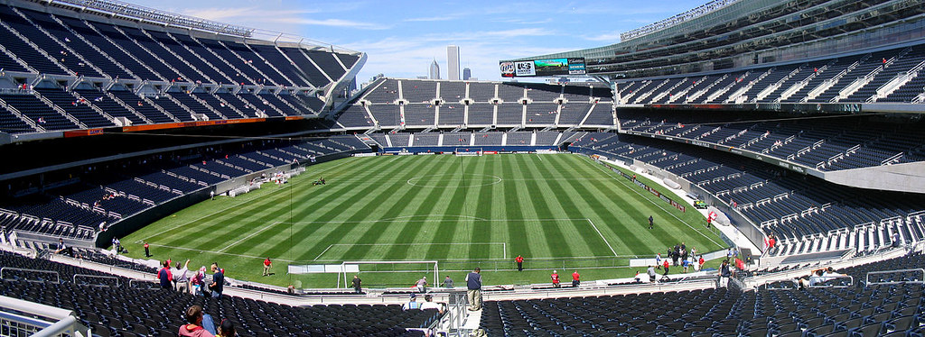 Cubs Football Photo of soldierfield