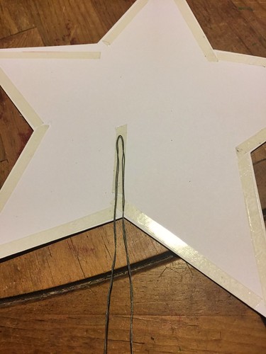 adding the wire to the star