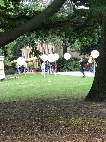 Cloudbuster Rond Bedrukt Trouwen Huwelijk Bruiloft Parqiet Het Park Rotterdam