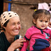 Grandmonther and granddaughter in Bulunkul / Tajikistan