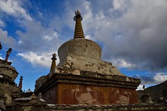 Lamayuru monastery, stupa