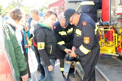 Kinder des Bundes-Blindenistitutes besuchten die Feuerwehr