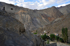 View in opposite direction, from where I came, Wanla Monastery